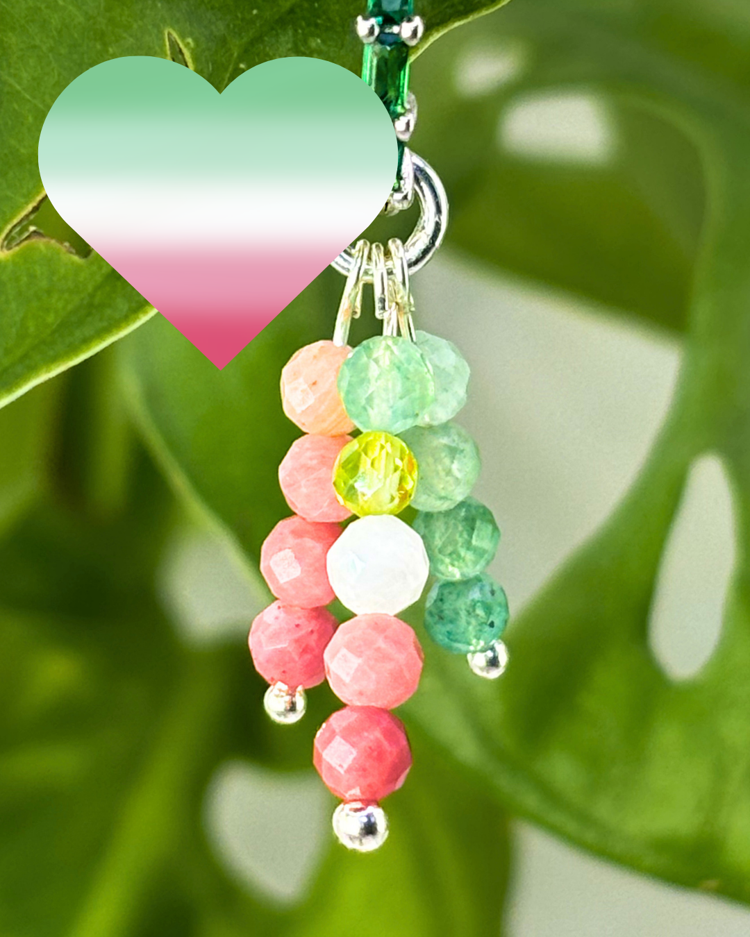 Watermelon Triple Sparkle Charm