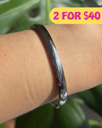 6mm Silver Bangle