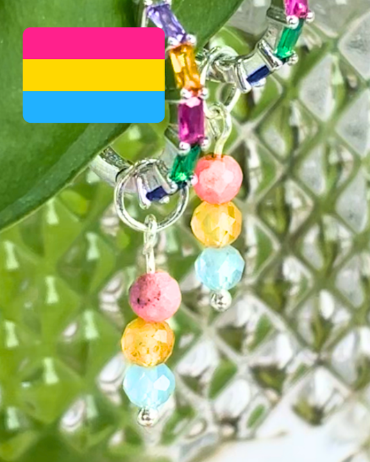 Pansexual Pride Earring Charm