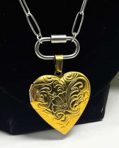 The Carabiner Necklace Silver 50cm