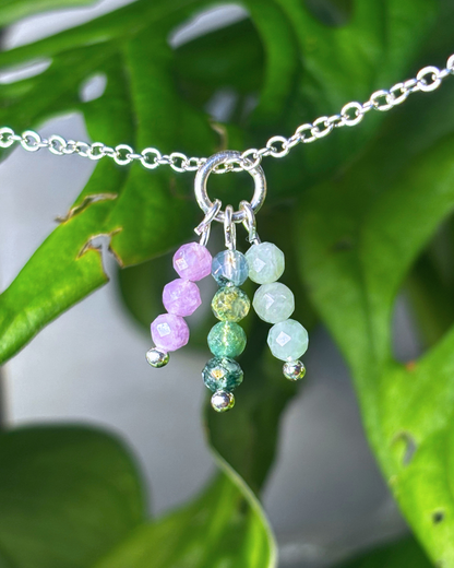 Virgo Triple Sparkle Necklace Charm