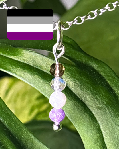 Asexual Pride Necklace Charm