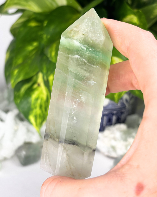 Rainbow Fluorite Tower C2