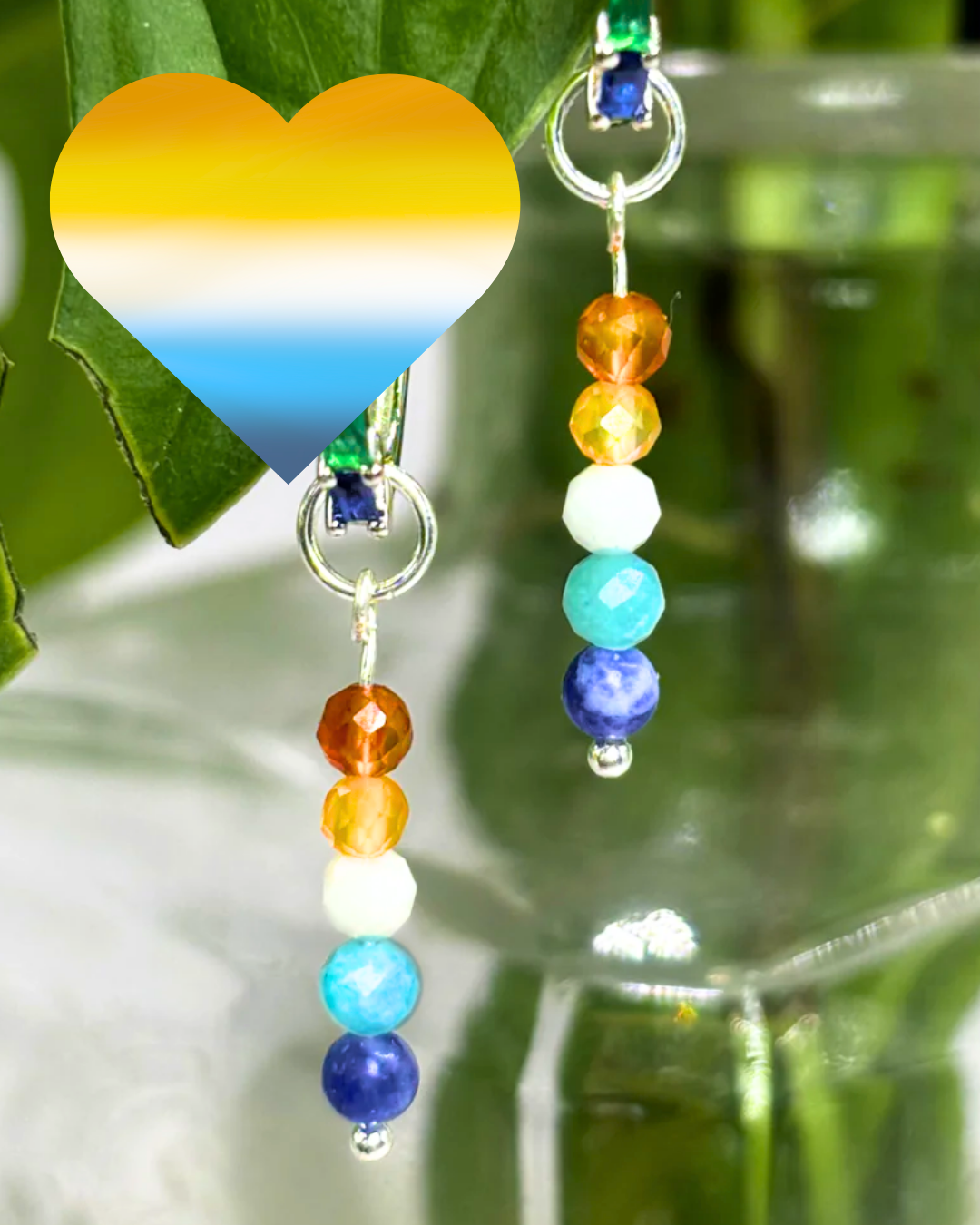 Fire & Ice Earring Charm
