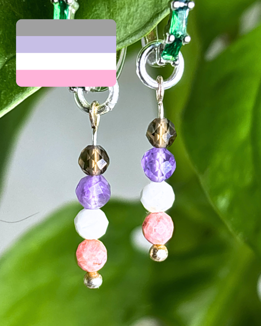 Cupiosexual Pride Earring Charm
