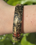 Gold Castle Vines Chunky Vintage Inspired Bracelet 16mm