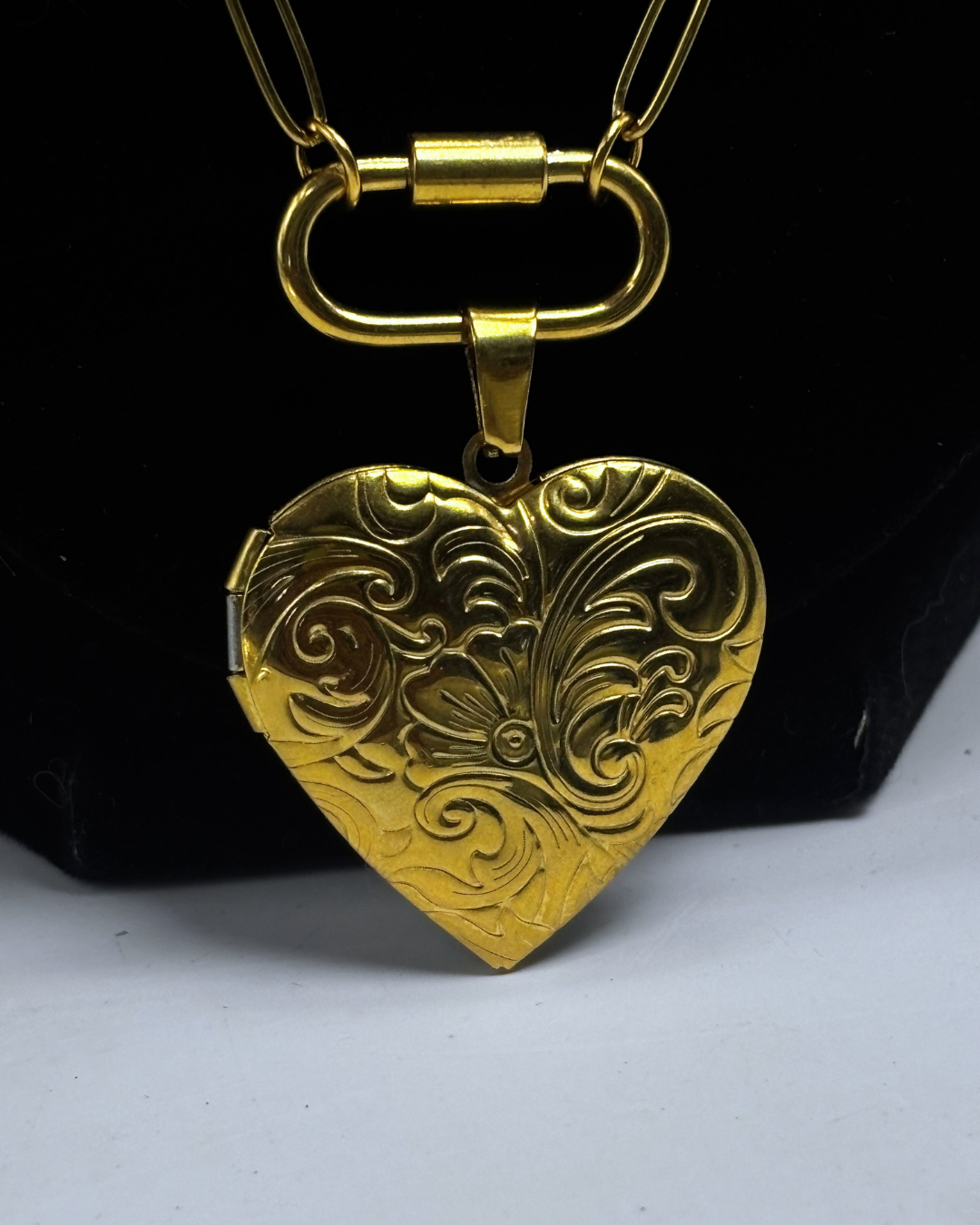 The Carabiner Necklace Gold 50cm