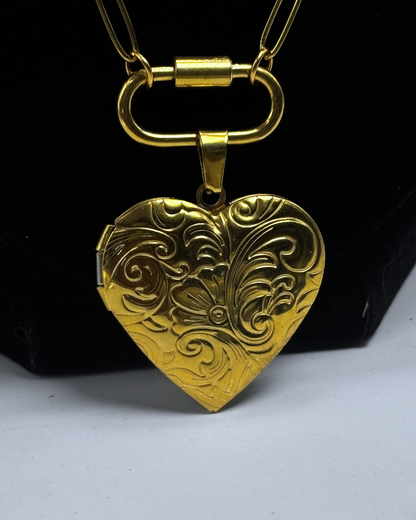 The Carabiner Necklace Gold 50cm