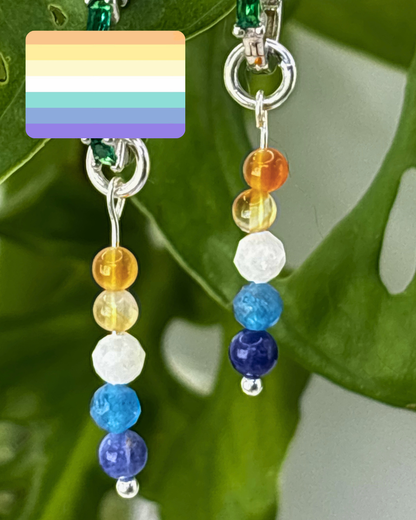 Genderfaun Pride Earring Charm