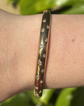 White Star Gold Cuff Bracelet