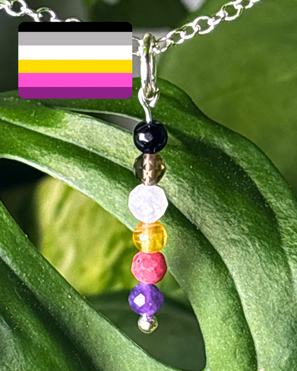 NEW Asexual Pride Necklace Charm