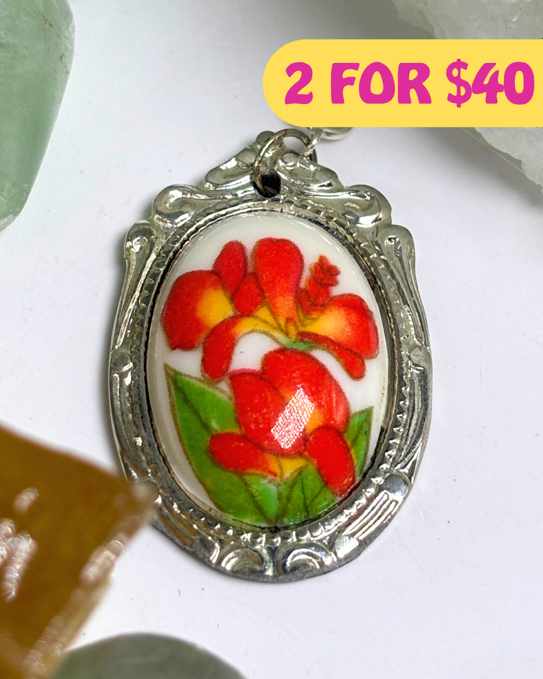 Silver Kangaroos Paw Spoon Charm