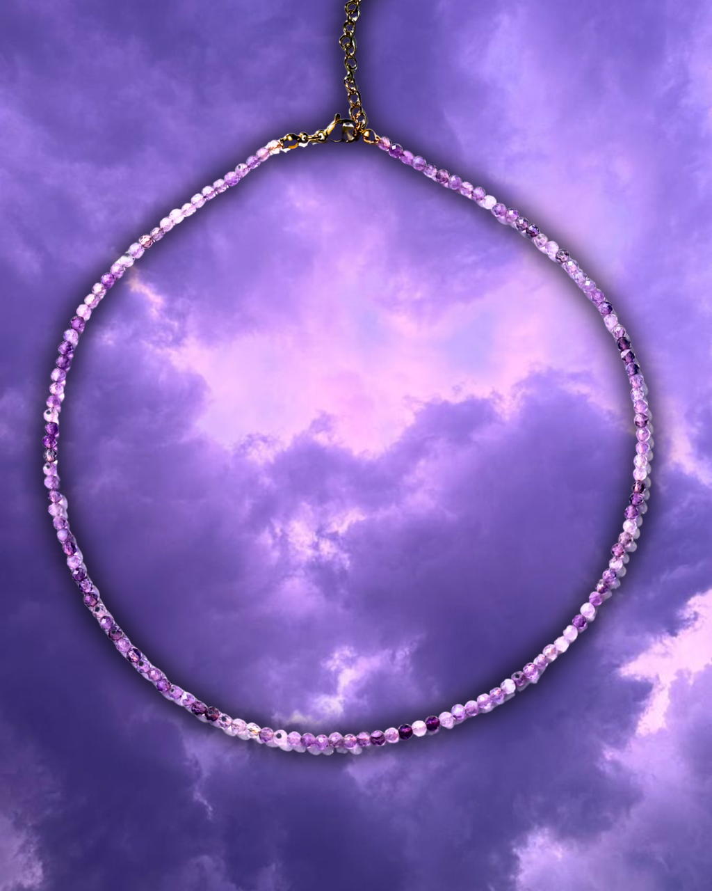 Amethyst Crystal Necklace