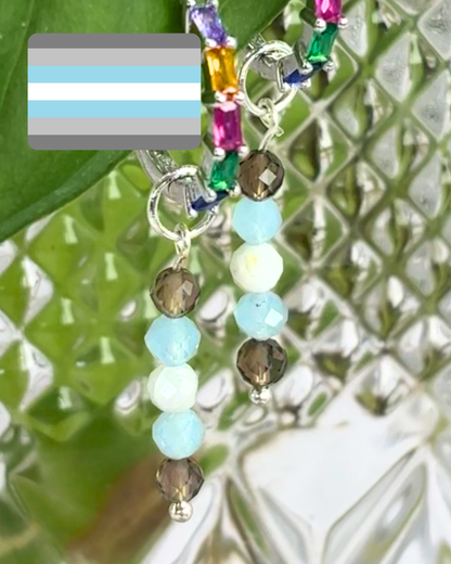 Demiboy Pride Earring Charm