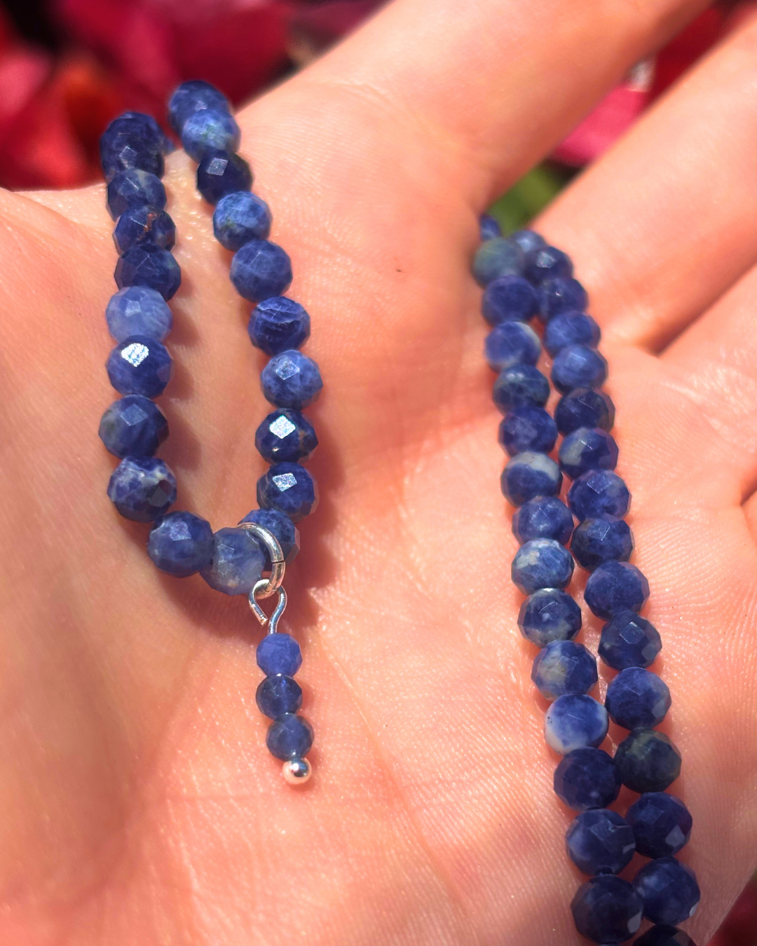 Sodalite Crystal Necklace