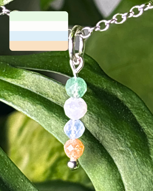 Unlabelled Pride Necklace Charm