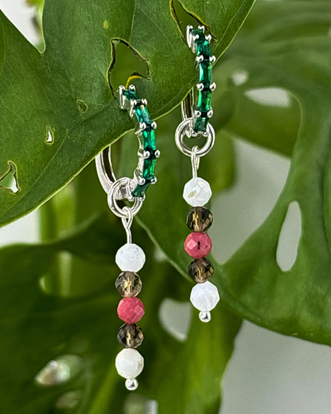 Raspberry Cream Earring Charm