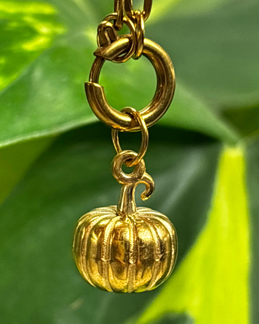 The Gold Pumpkin Charm