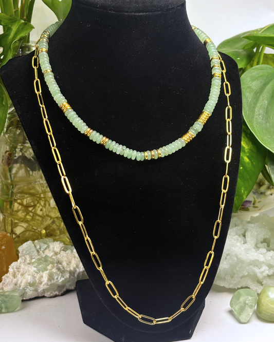 Long Gold Paperclip Chain Necklace 60CM