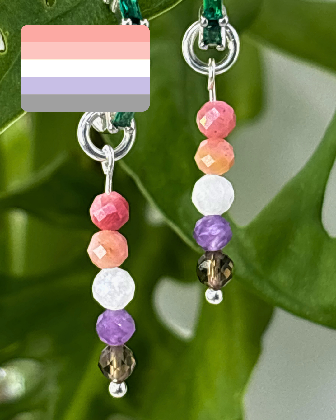 Cupioromantic Pride Earring Charm