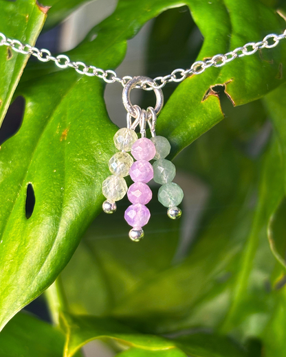 Capricorn Triple Sparkle Necklace Charm