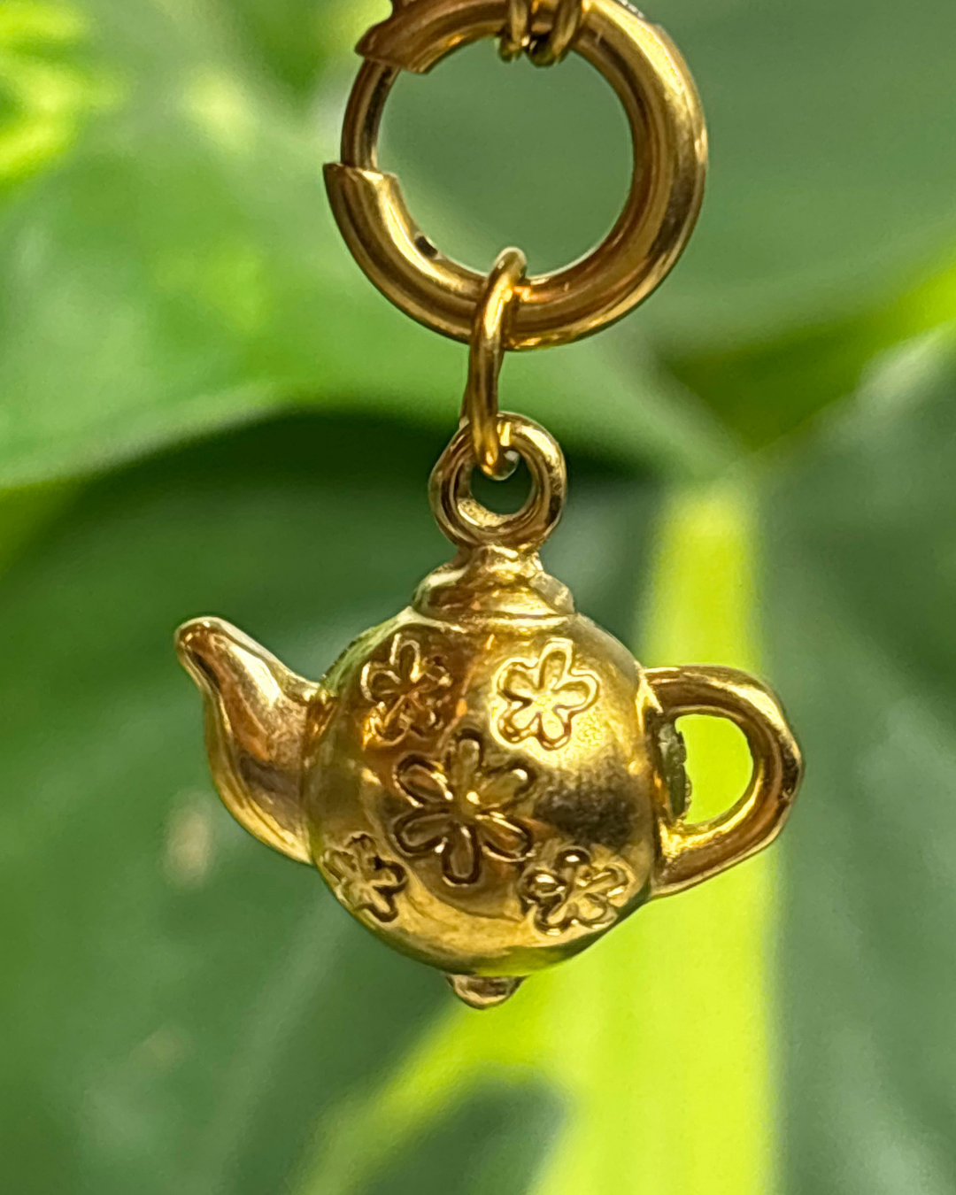 The Gold Teapot Charm