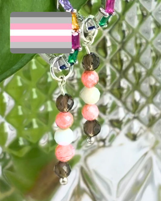 Demigirl Pride Earring Charm