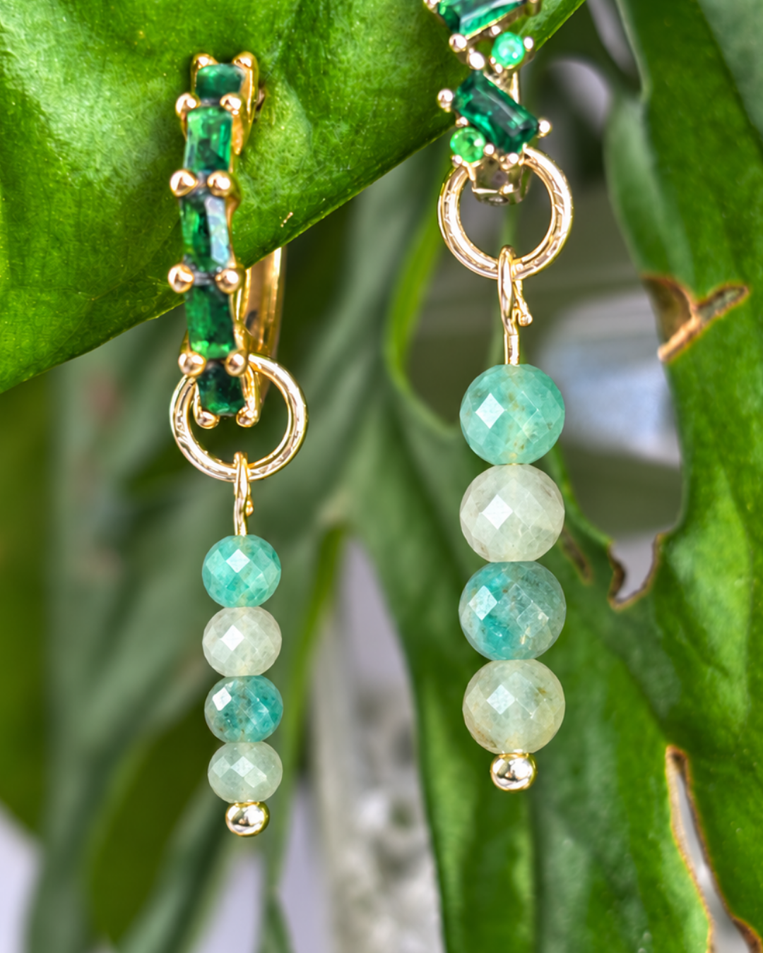 The Long Dew Drop Earring Charm PAIR