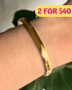 6mm Gold Bangle