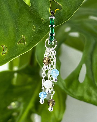 Blue Cotton Candy Lily of the Valley Charm