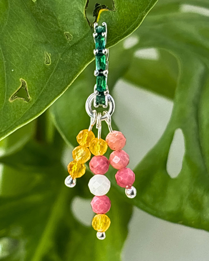 Pink Lemonade Triple Sparkle Charm