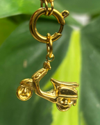 The Gold Scooter Charm
