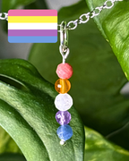 Bigender Pride Necklace Charm