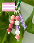 Pomosexual Pride Triple Sparkle Charm