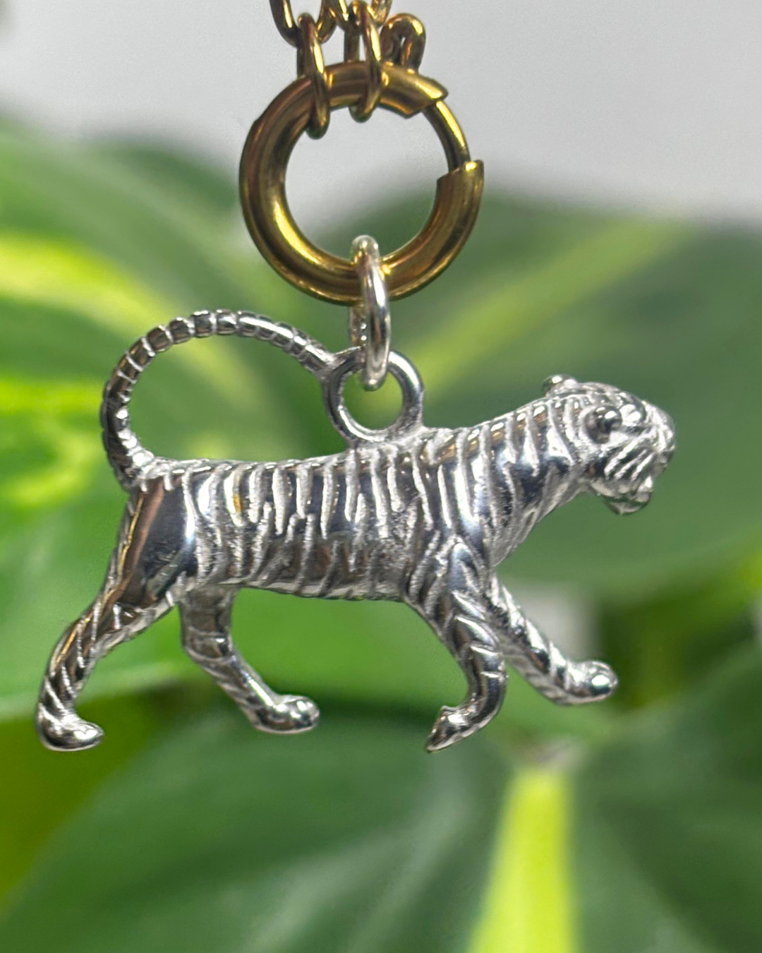 The Silver Tiger Charm