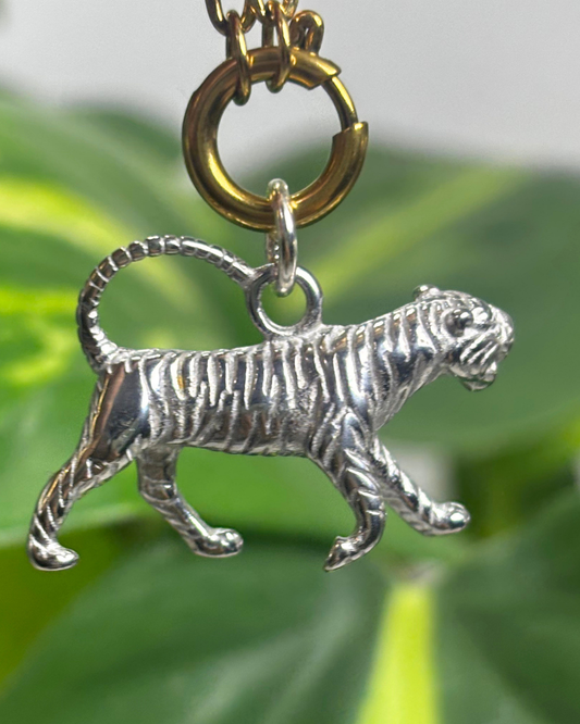 The Silver Tiger Charm