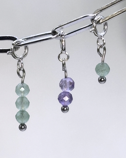 Forest Fairy Crystal Clip Set 8 Pieces