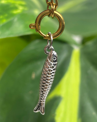 The Silver Sardine Charm