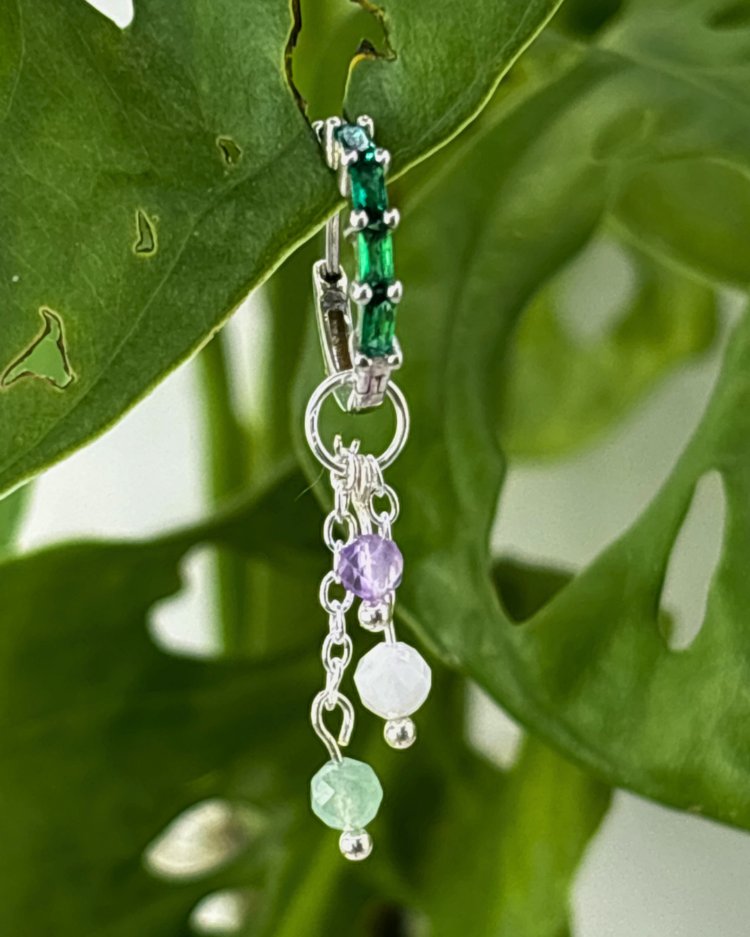 Genderqueer Pride Lily of the Valley Charm