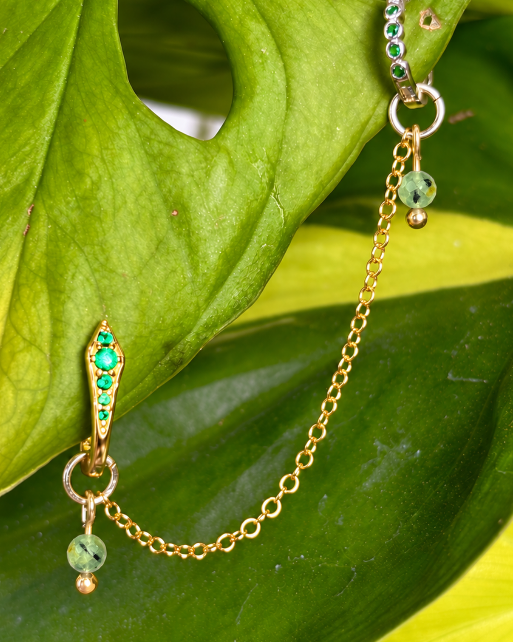 Prehnite Aphrodite Chain