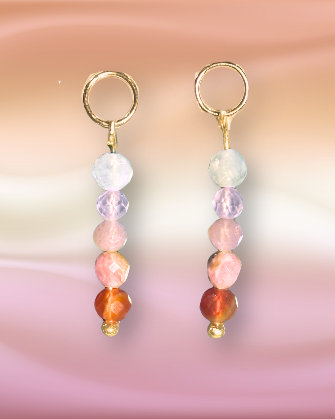 Subtle Sunrise Earring Charm
