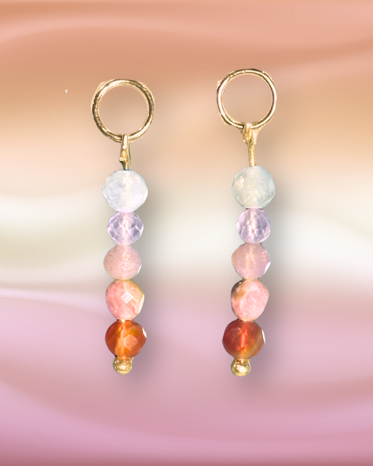 Subtle Sunrise Earring Charm