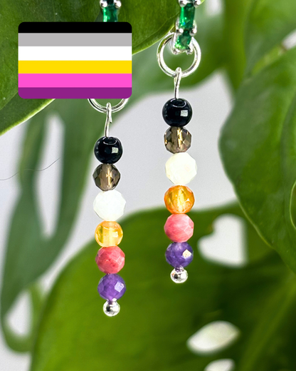 NEW Asexual Pride Earring Charm