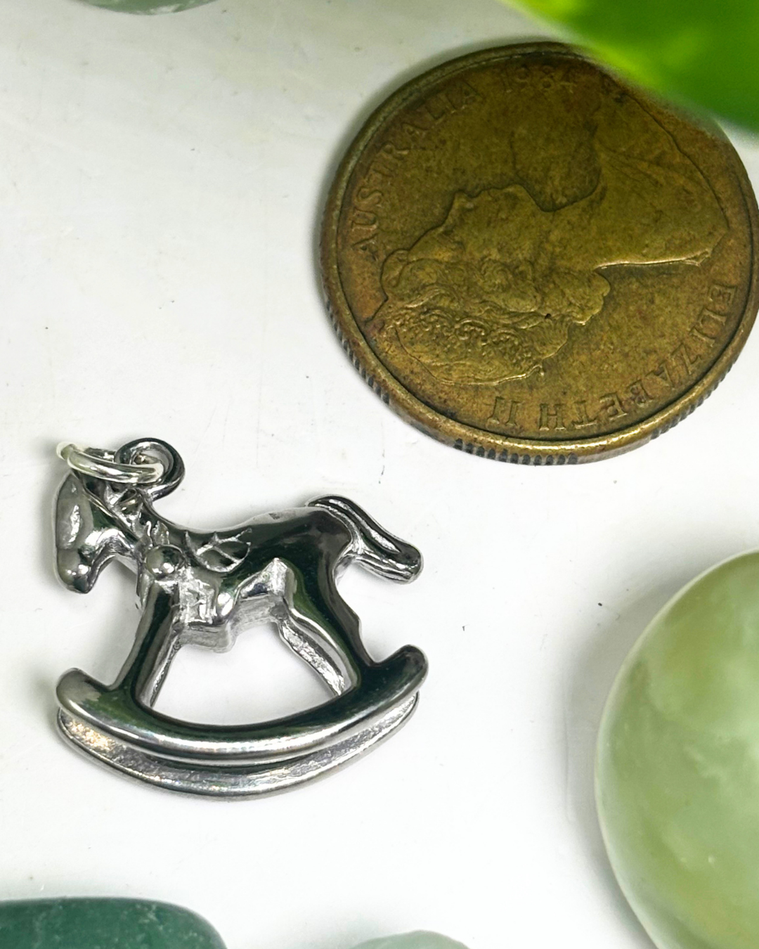 The Silver Rocking Horse Charm