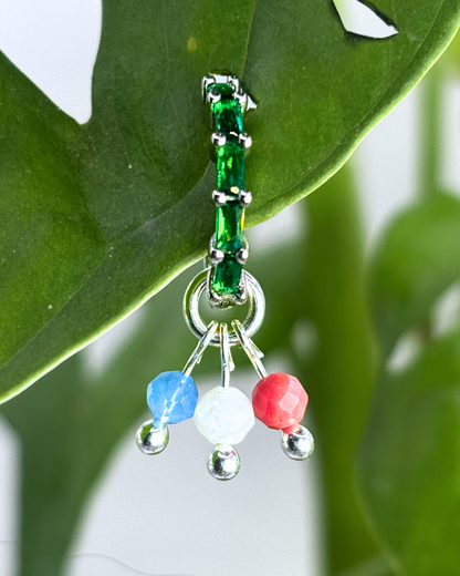 Transgender Pride Grape Charm