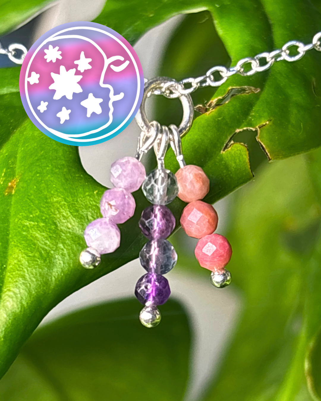 Ophiuchus Triple Sparkle Necklace Charm