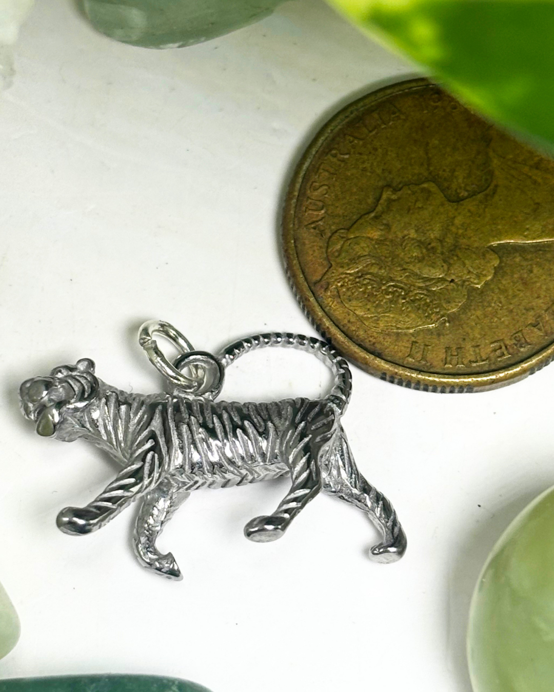 The Silver Tiger Charm