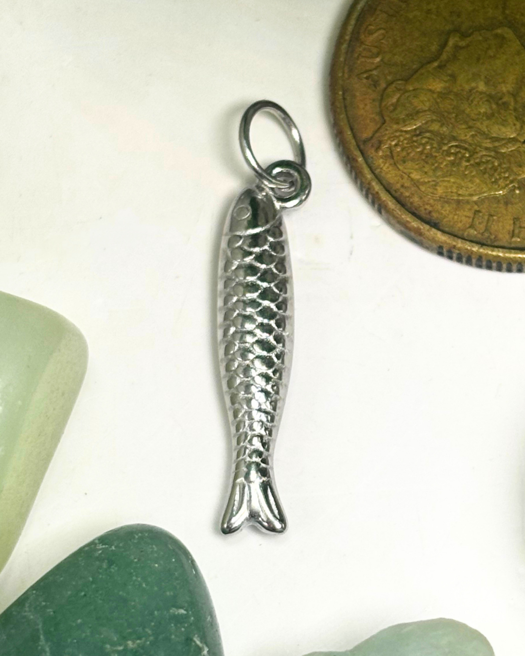 The Silver Sardine Charm