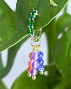 Bisexual Pride Triple Stacked Charm