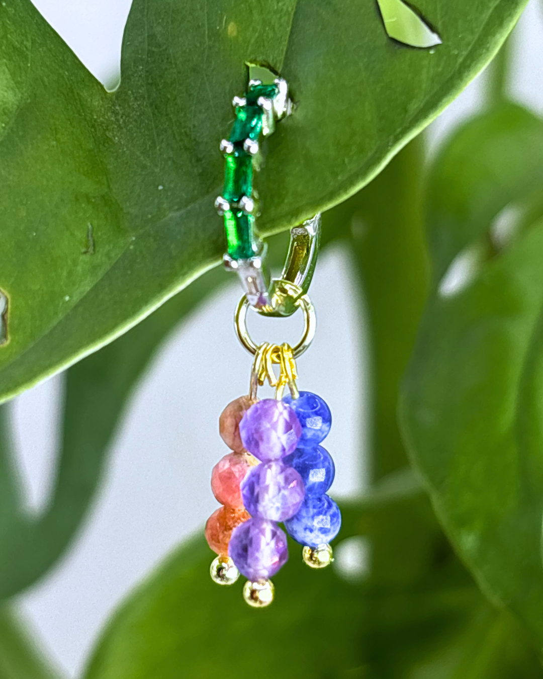 Sunset Triple Stacked Charm